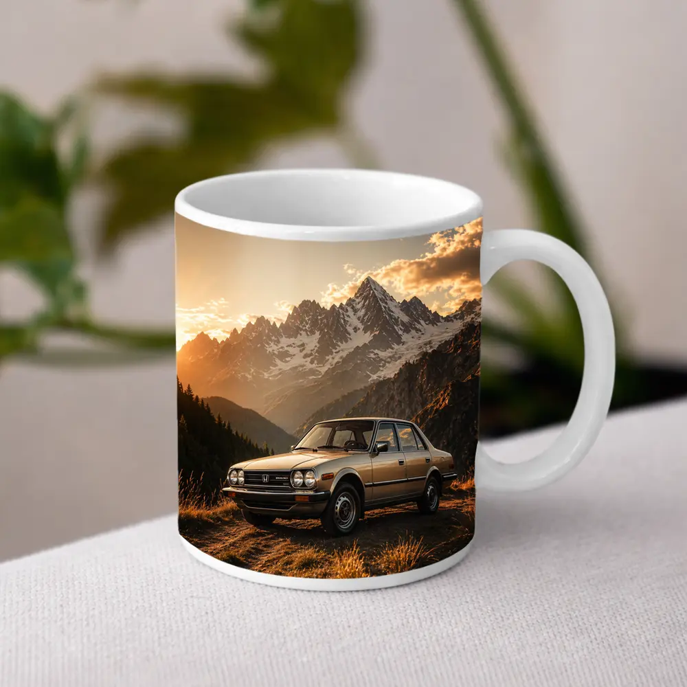 Honda Accord Classic Sedan Mountain Sunset – Mugs