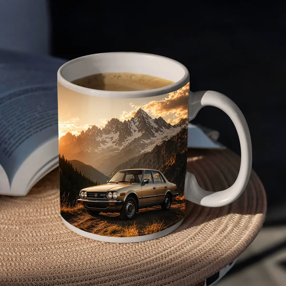 Honda Accord Classic Sedan Mountain Sunset – Mugs