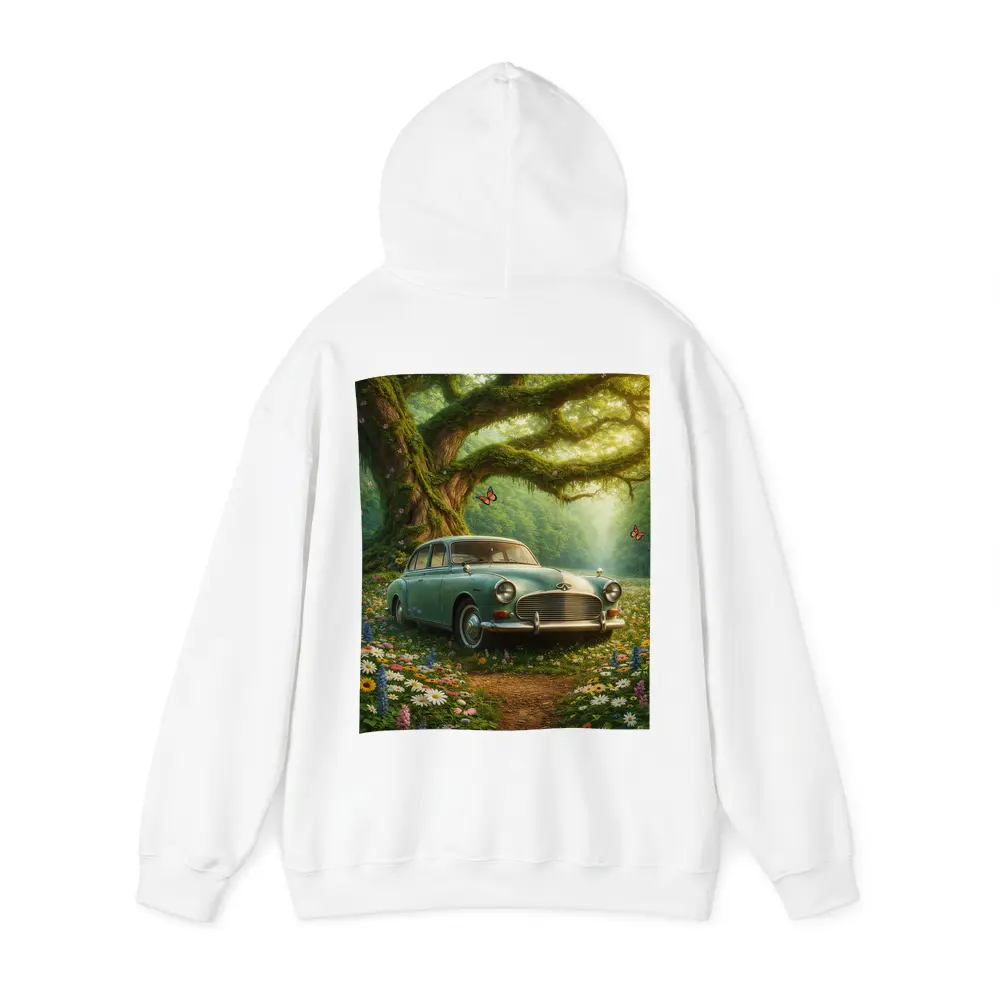 Vintage Classic Car Forest Wildflowers Fantasy – Hoodies