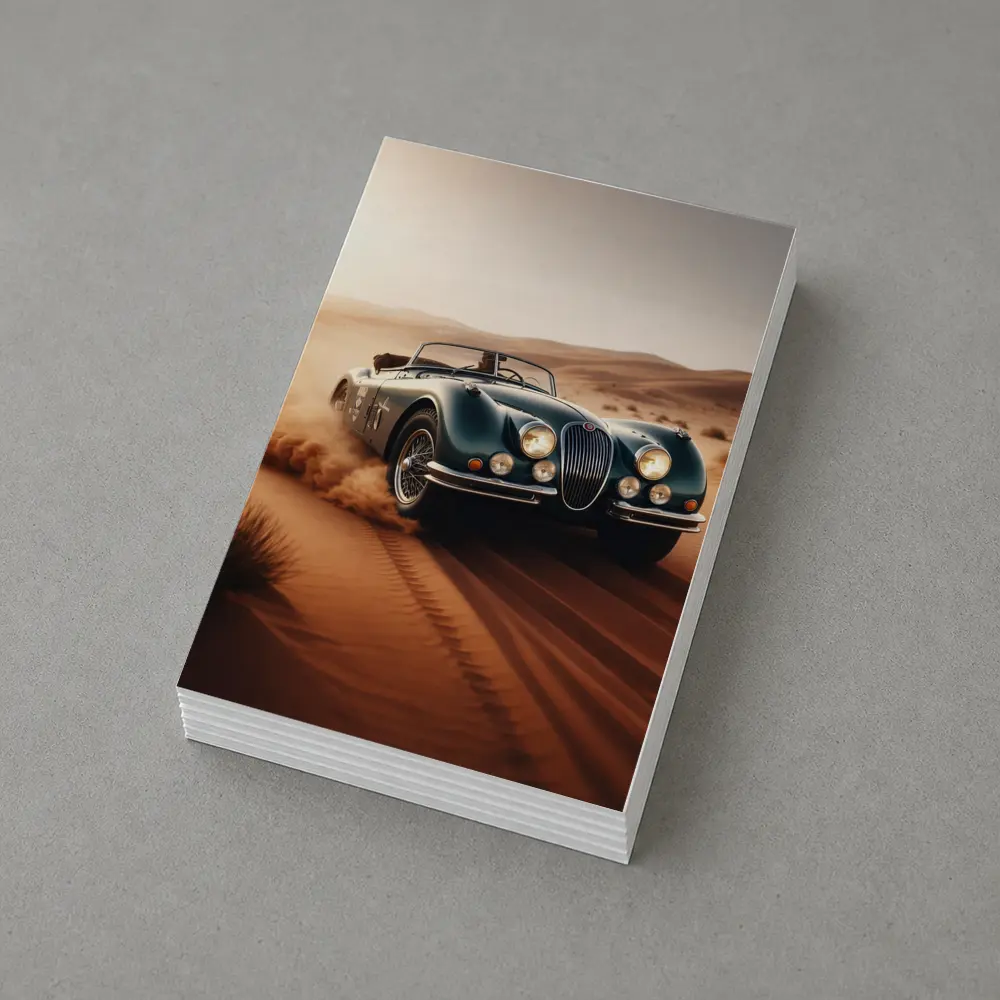 Jaguar XK Classic Roadster Desert Drift – Postcards