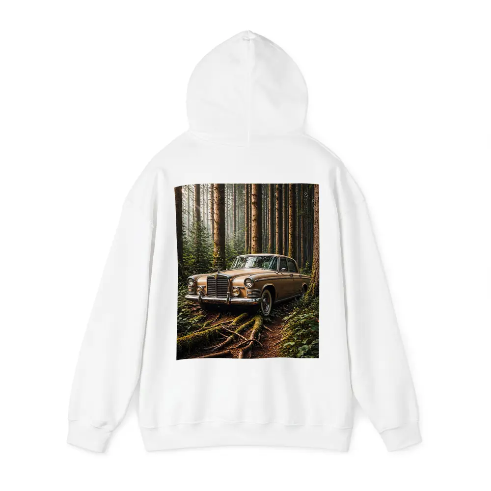 Vintage Mercedes Classic Coupe Forest Setting – Hoodies