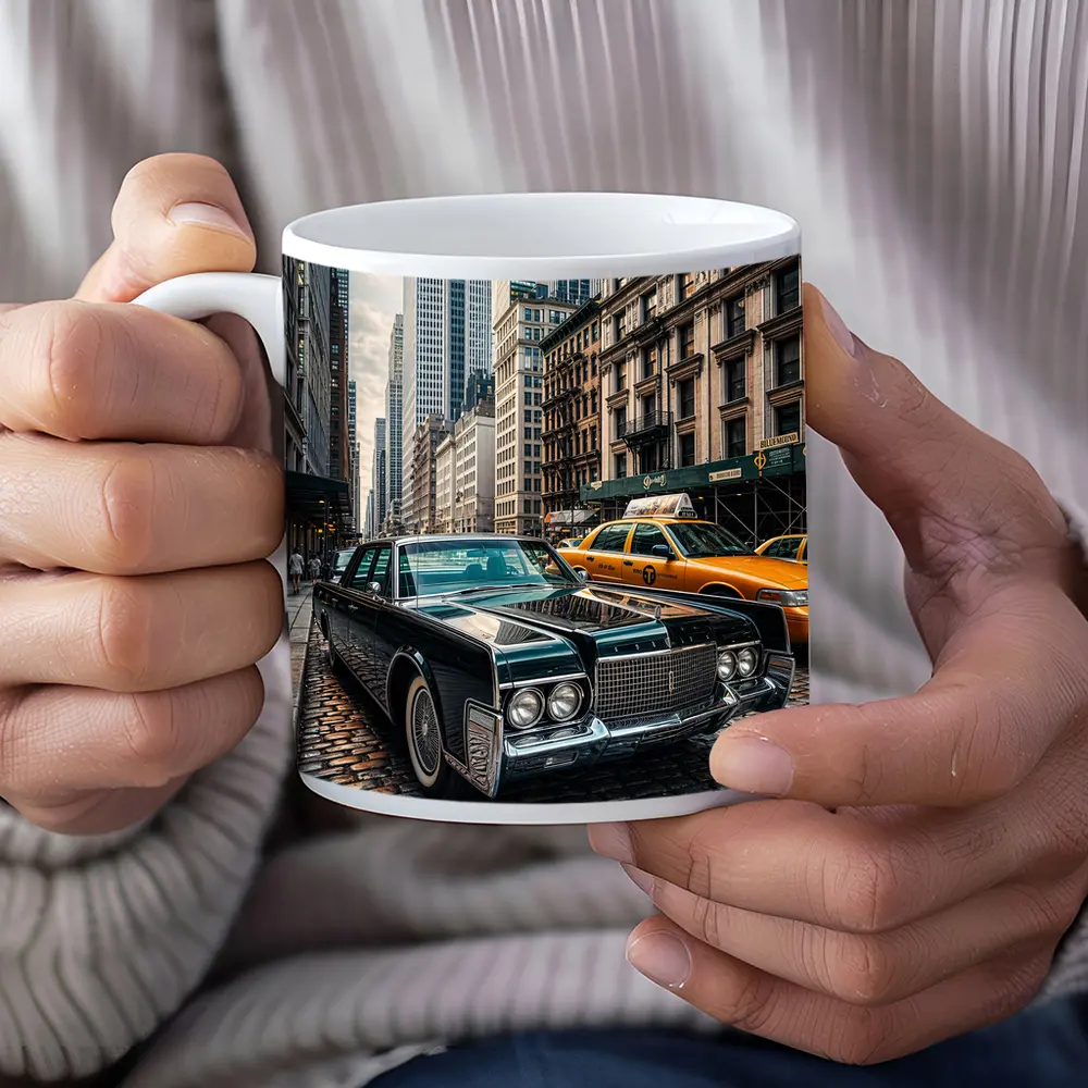 Lincoln Continental Classic Car New York City – Mugs