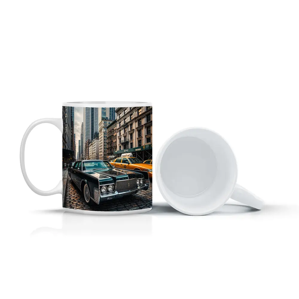 Lincoln Continental Classic Car New York City – Mugs