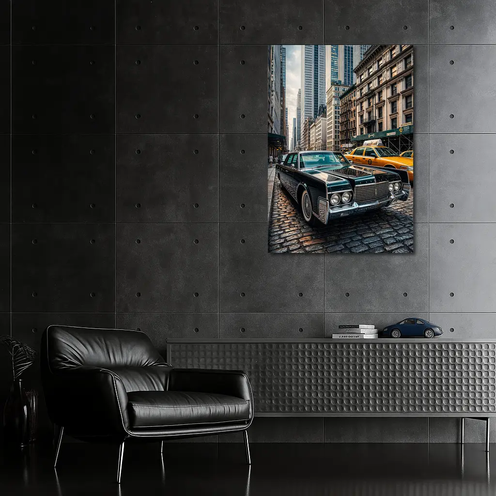 Lincoln Continental Classic Car New York City – Wall Art