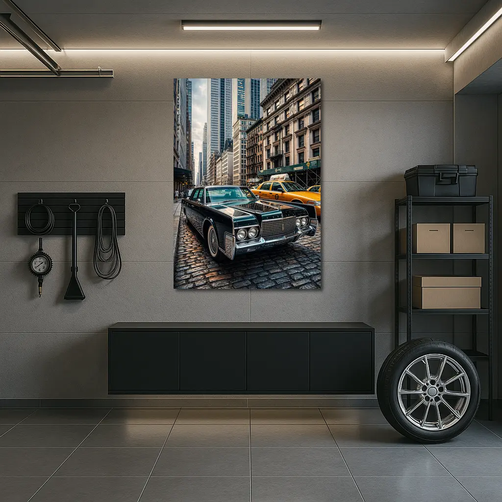 Lincoln Continental Classic Car New York City – Wall Art