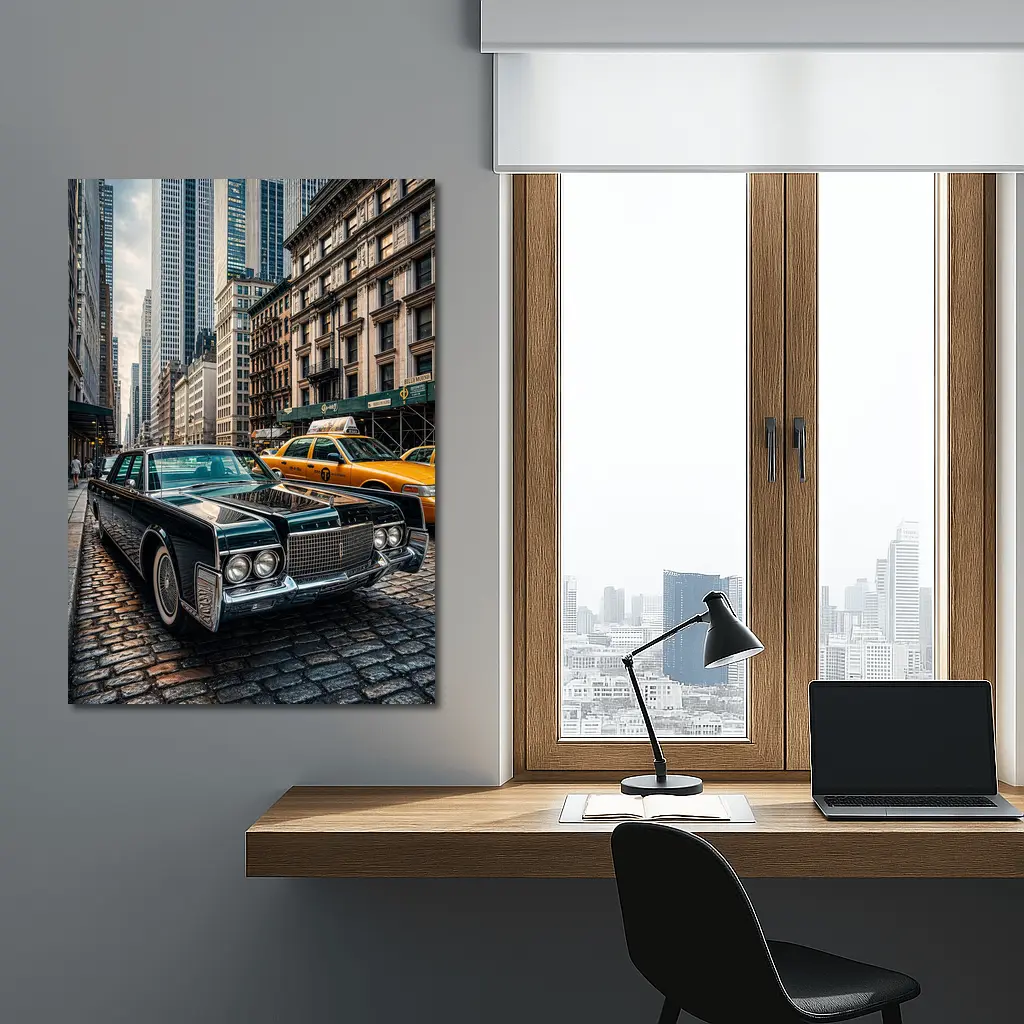 Lincoln Continental Classic Car New York City – Wall Art