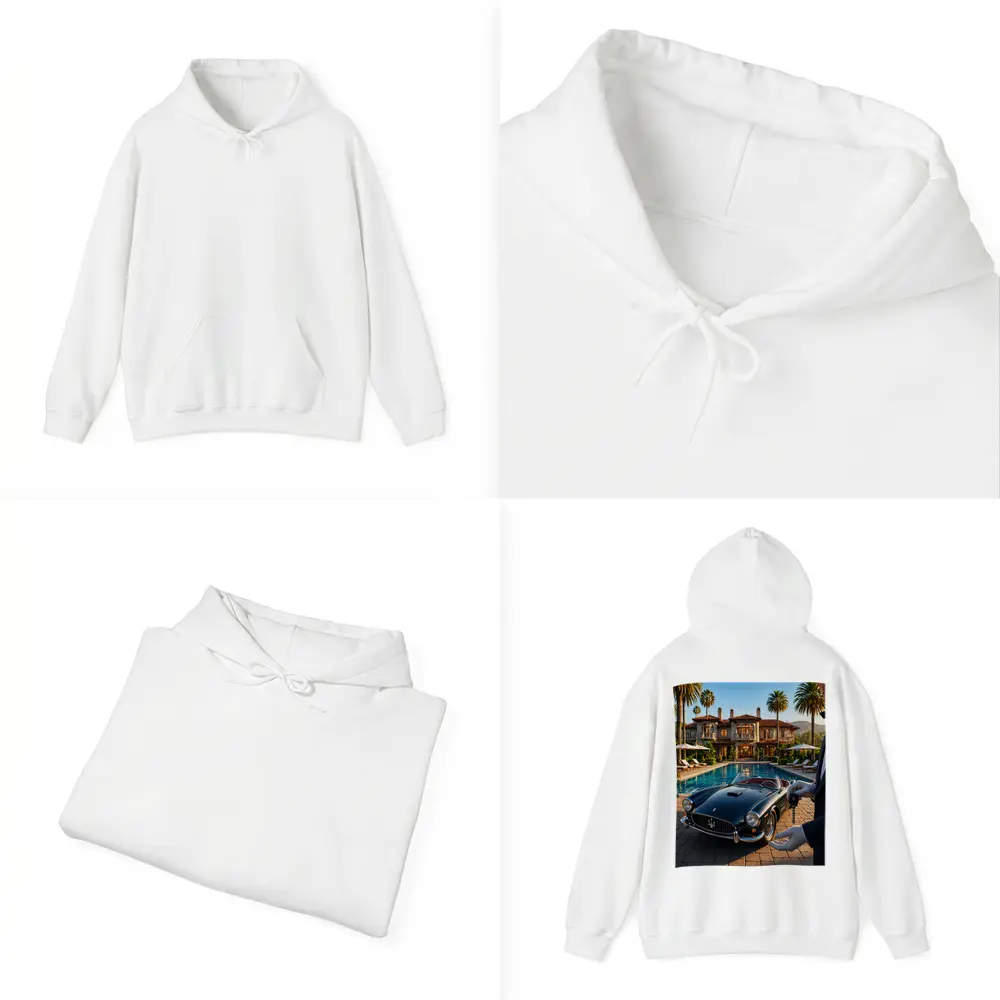 Classic Maserati 3500 GT Poolside Mansion – Hoodies