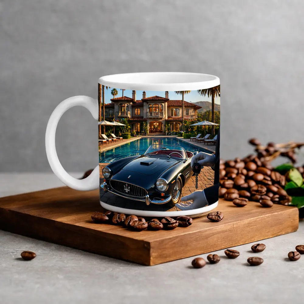 Classic Maserati 3500 GT Poolside Mansion – Mugs