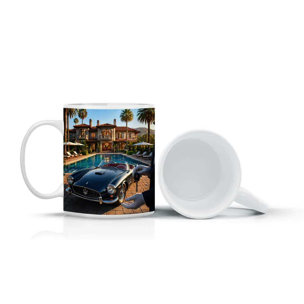 Classic Maserati 3500 GT Poolside Mansion – Mugs