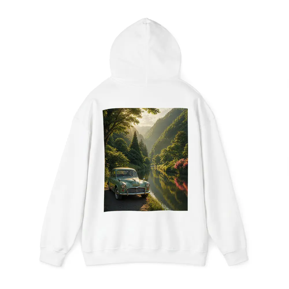 Vintage Morris Minor Green River Forest – Hoodies