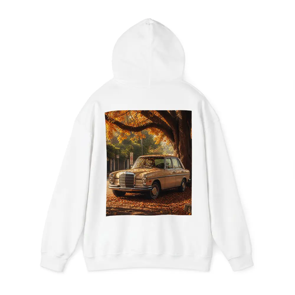 Vintage Mercedes Benz Sedan Autumn Street – Hoodies