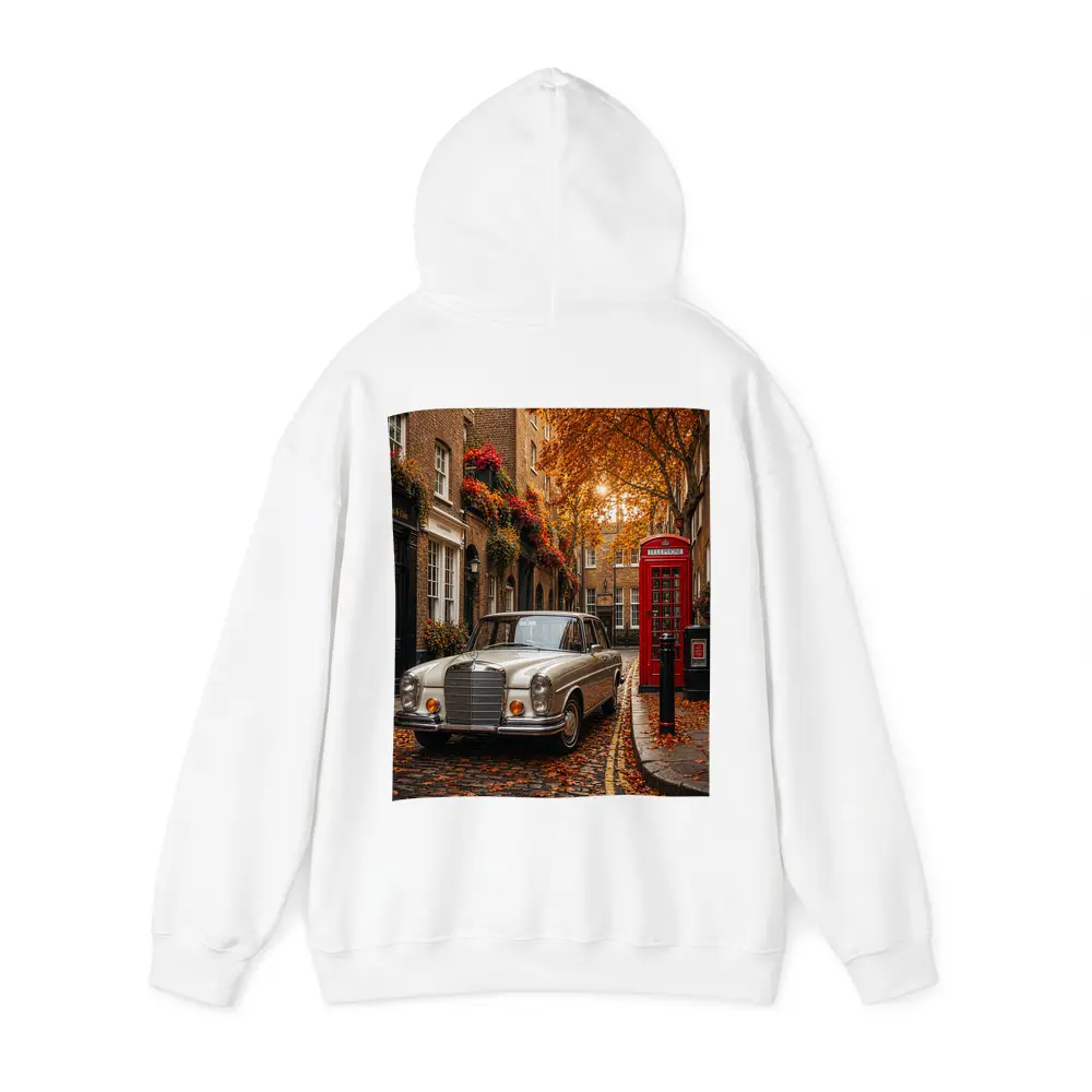 Vintage Mercedes Benz London Street Scene – Hoodies