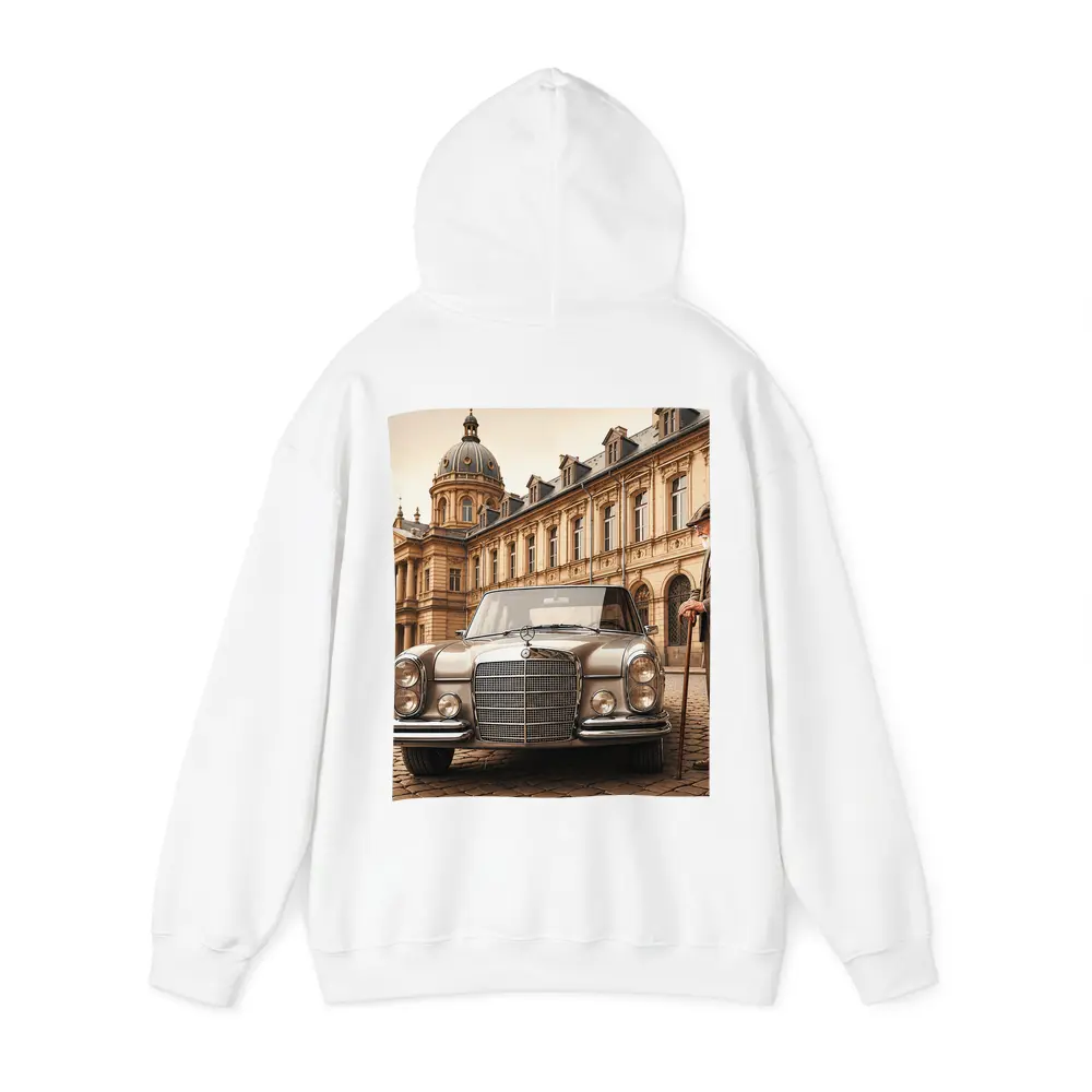 Vintage Mercedes Benz Classic Car Cobblestone Square – Hoodies