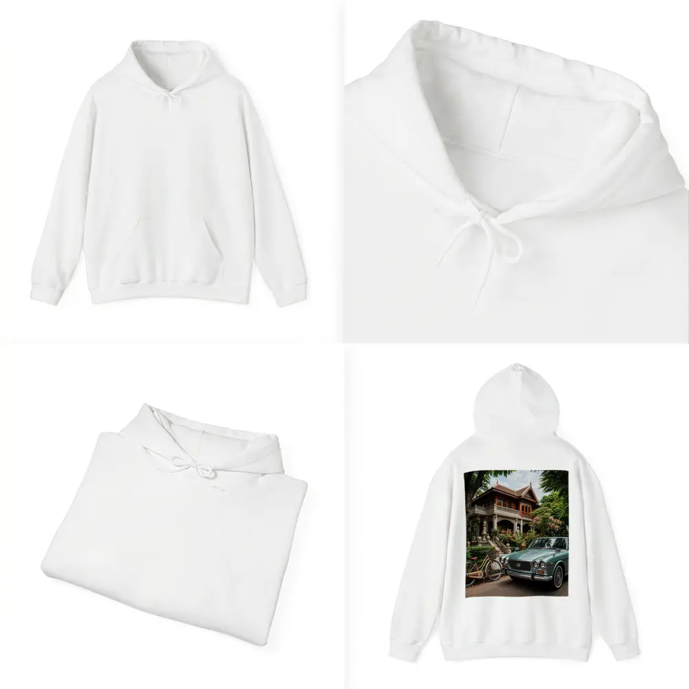 Vintage Nissan Classic Car Thai Villa – Hoodies