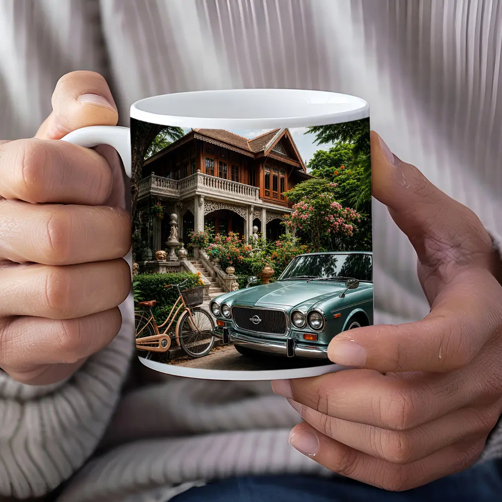 Vintage Nissan Classic Car Thai Villa – Mugs
