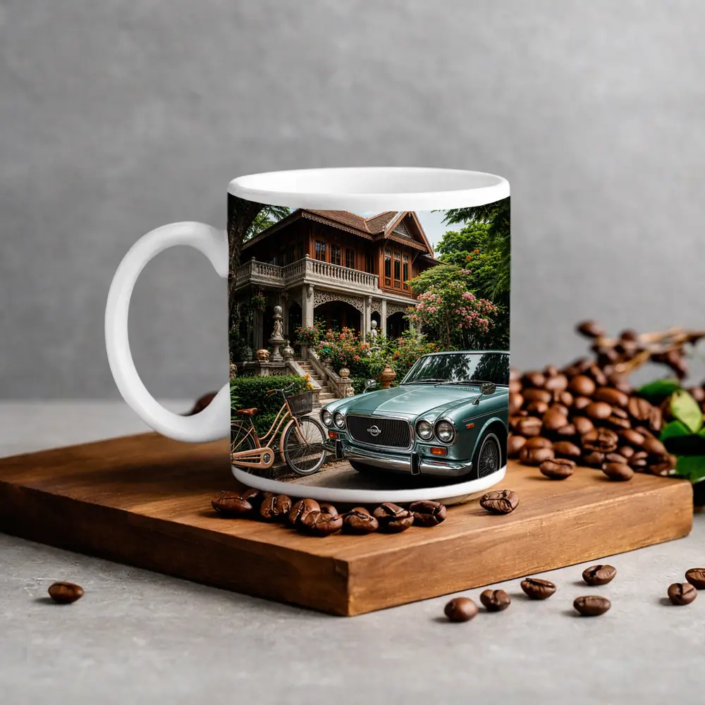 Vintage Nissan Classic Car Thai Villa – Mugs