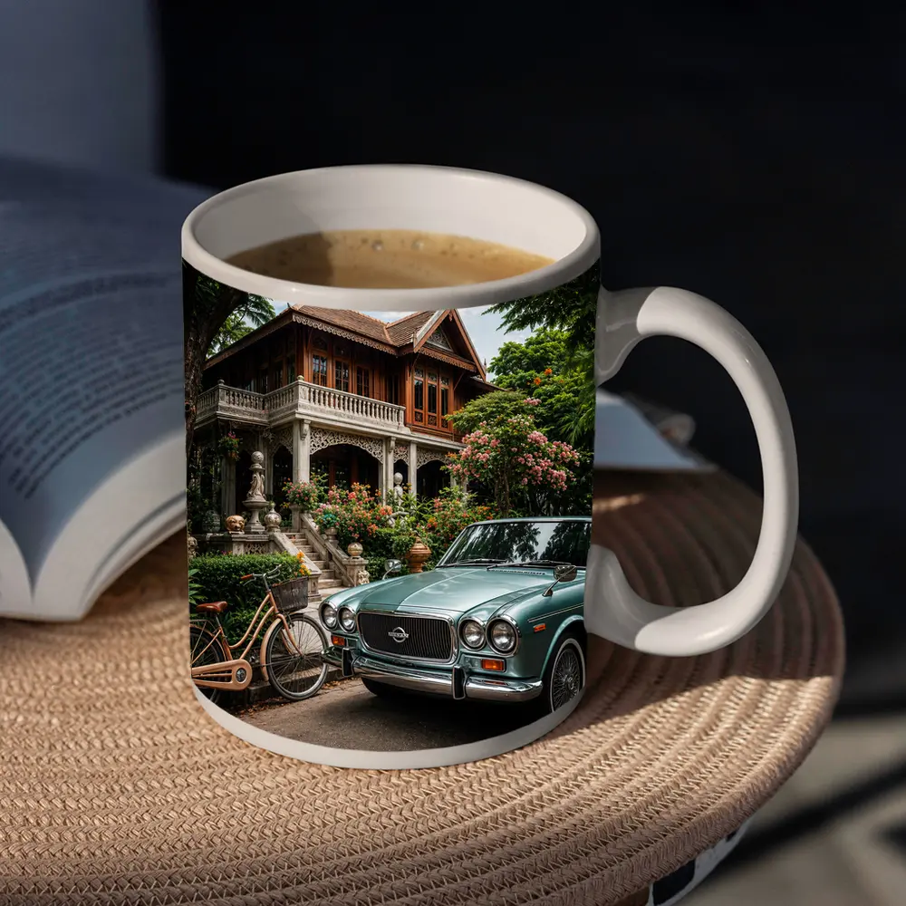 Vintage Nissan Classic Car Thai Villa – Mugs