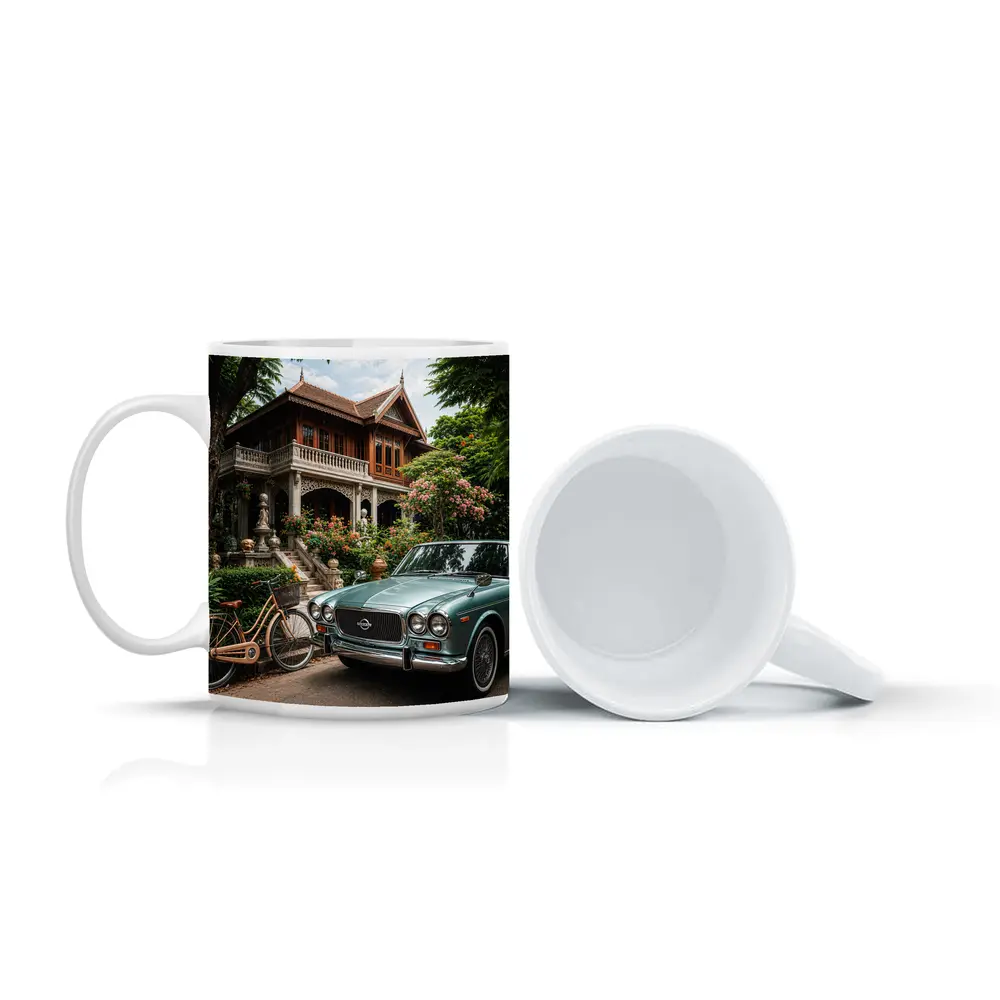 Vintage Nissan Classic Car Thai Villa – Mugs