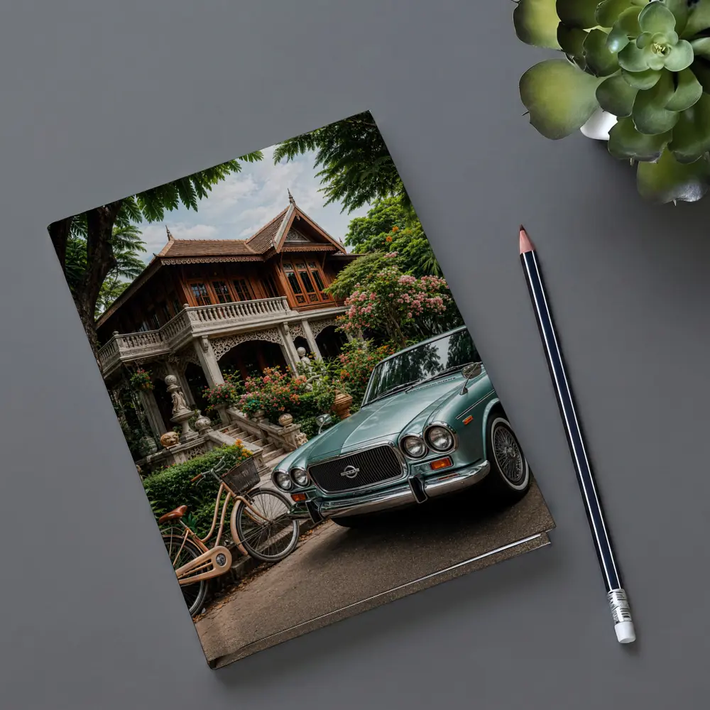 Vintage Nissan Classic Car Thai Villa – Notebooks