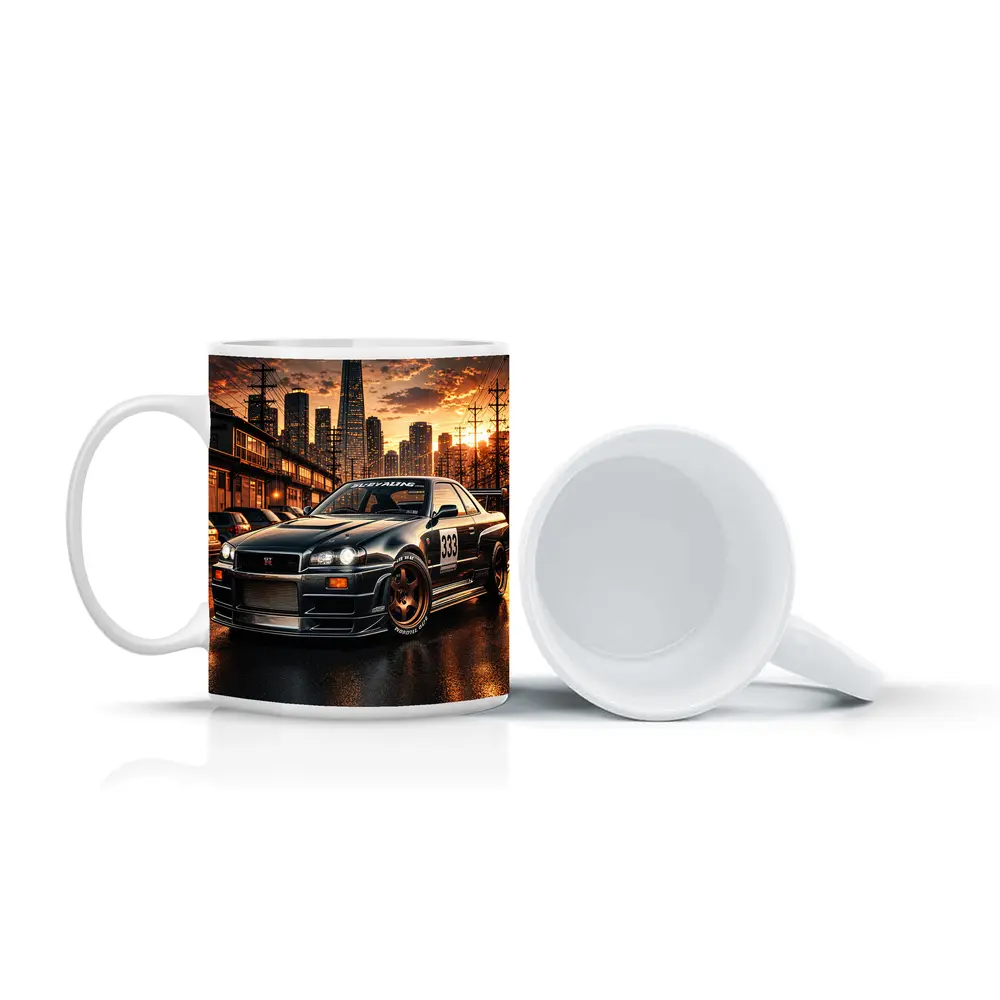Nissan Skyline GT-R R34 City Sunset – Mugs