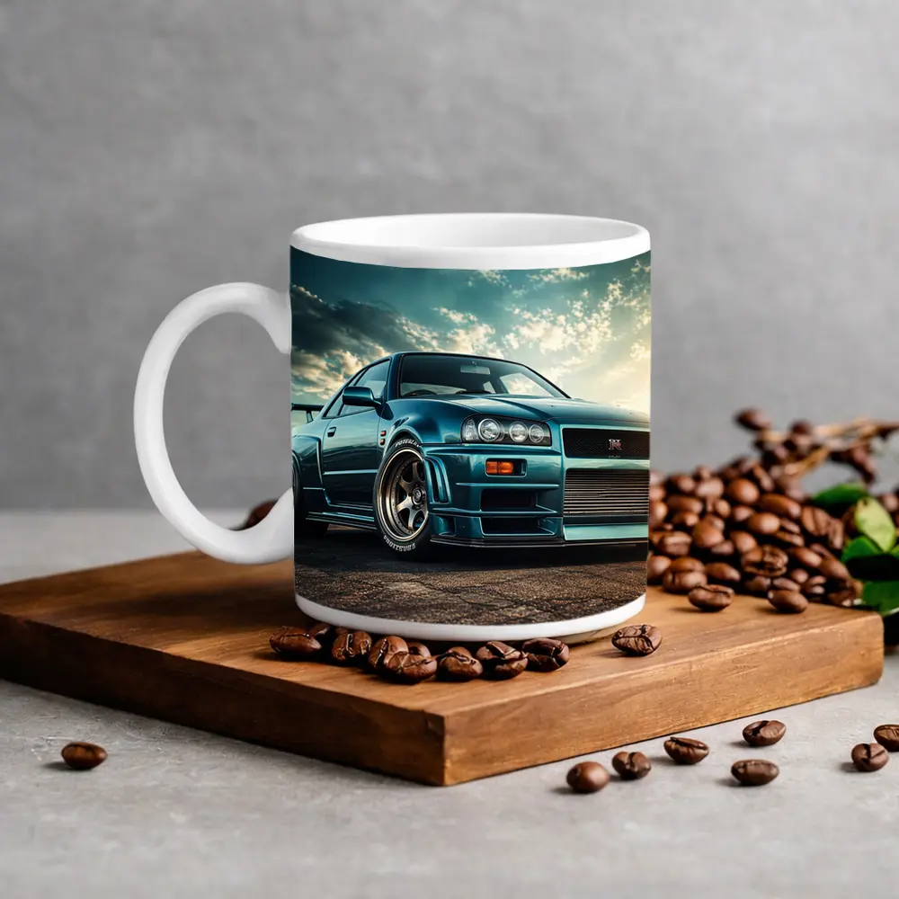 Nissan Skyline GT R Teal Sky – Mugs