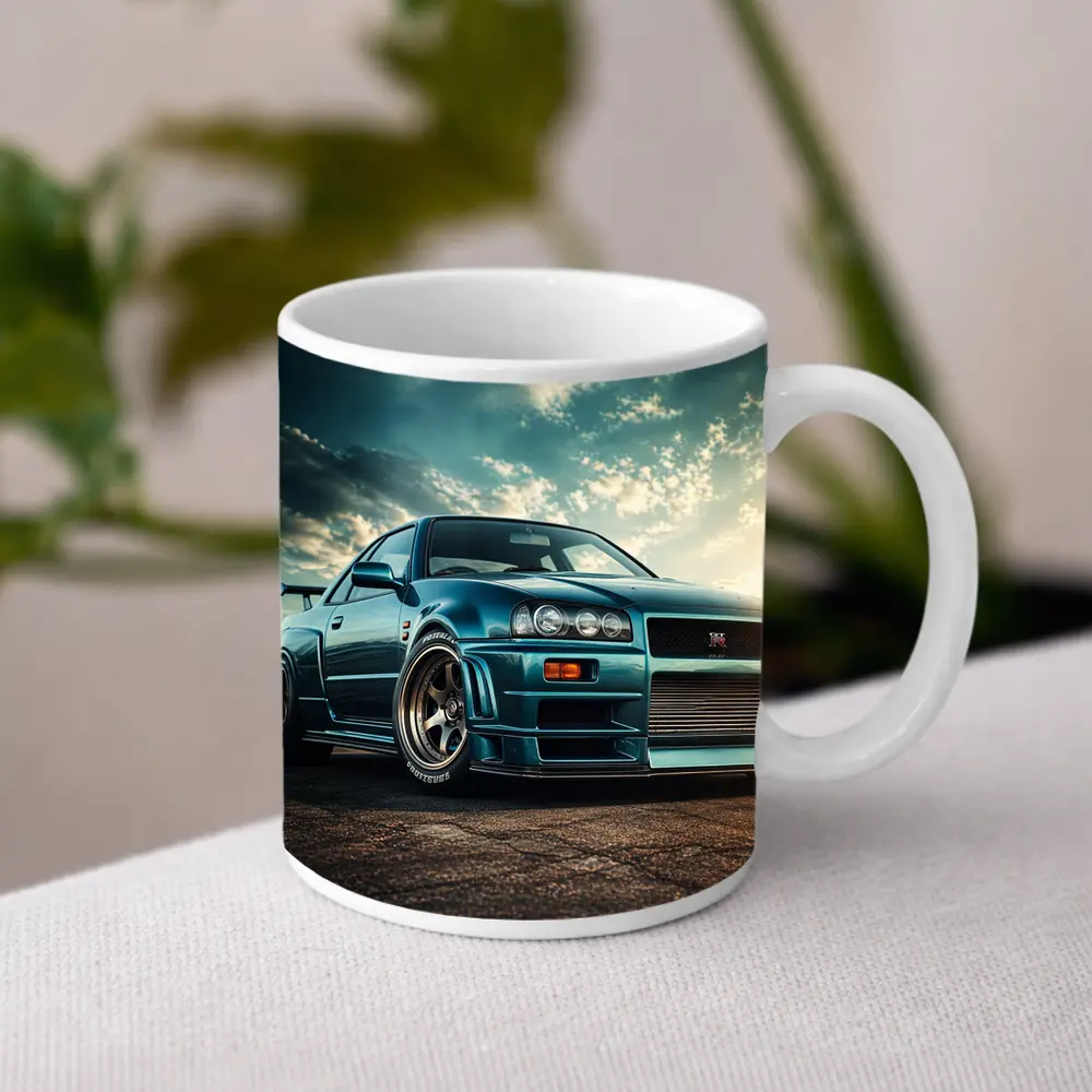Nissan Skyline GT R Teal Sky – Mugs