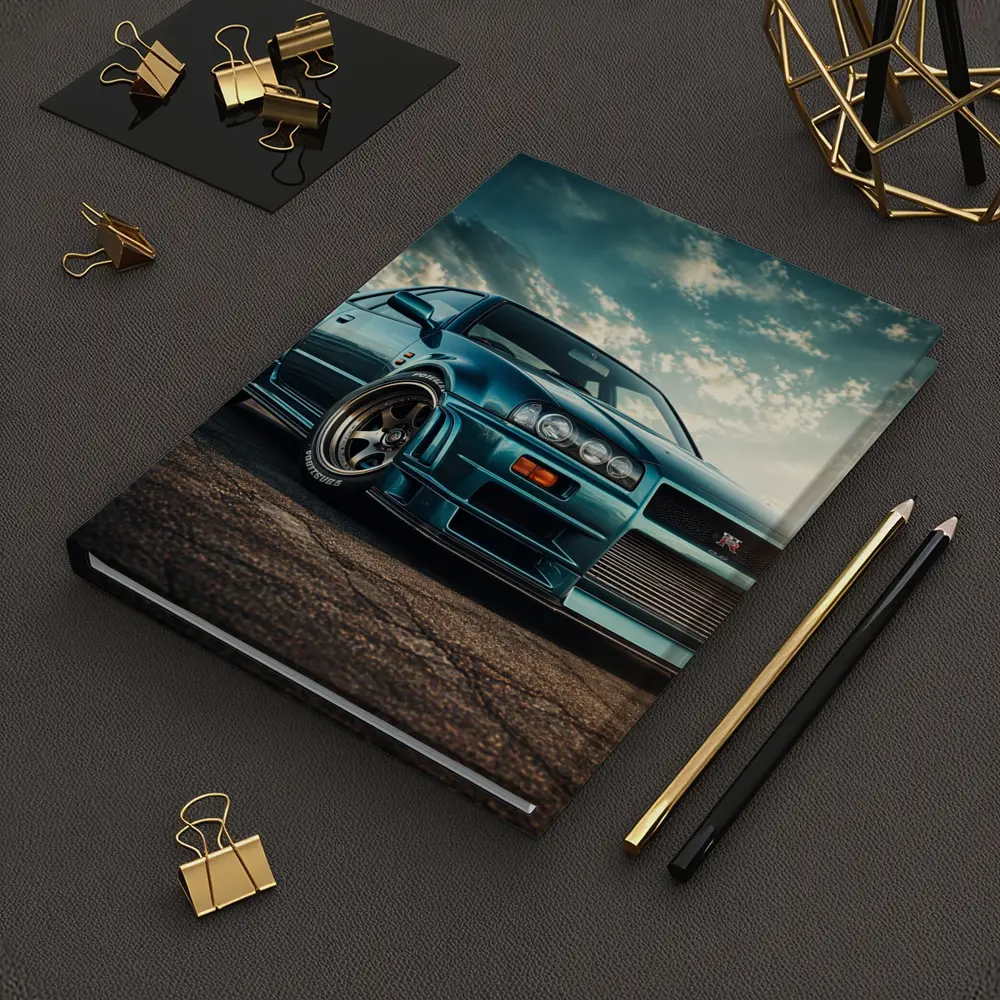 Nissan Skyline GT R Teal Sky – Notebooks
