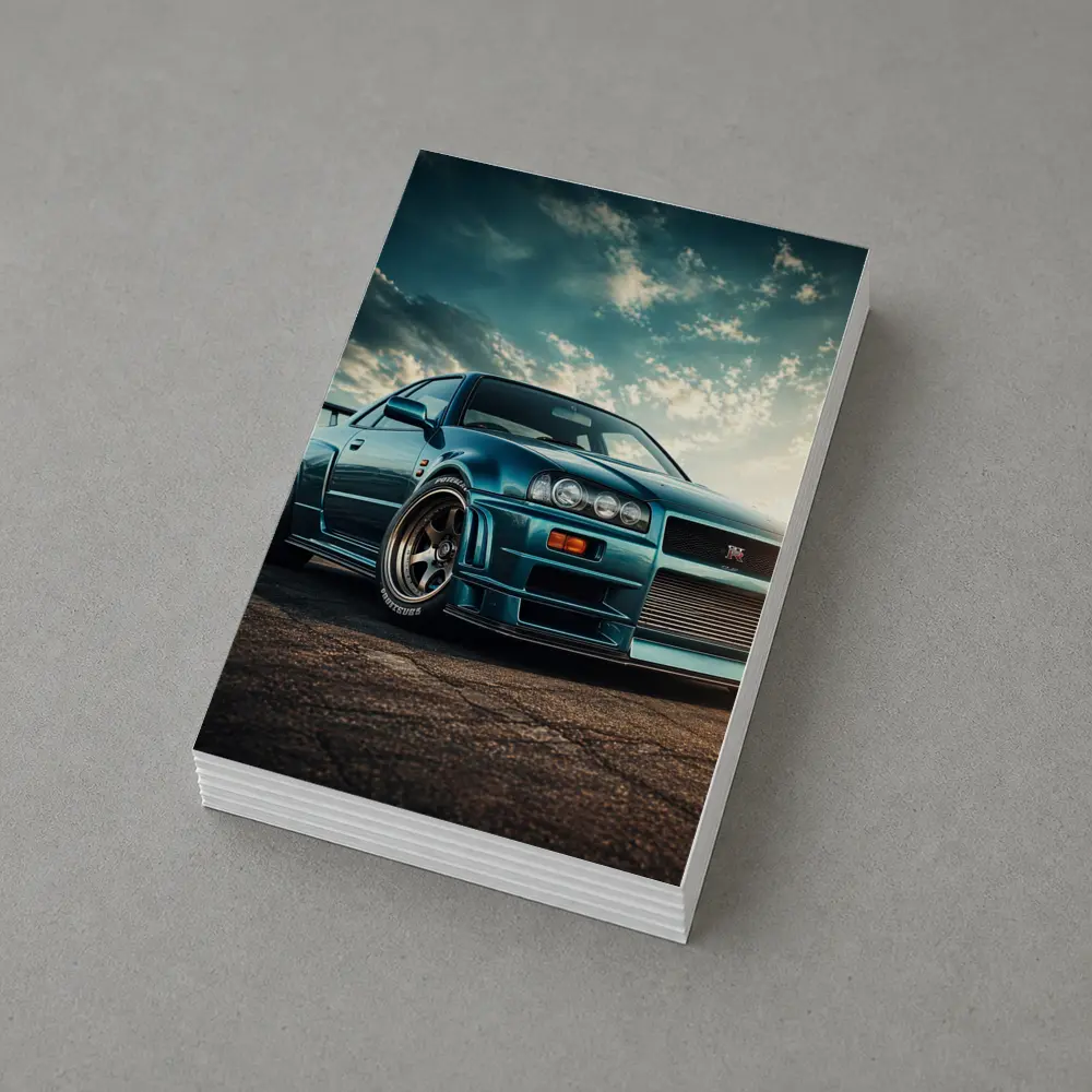 Nissan Skyline GT R Teal Sky – Postcards