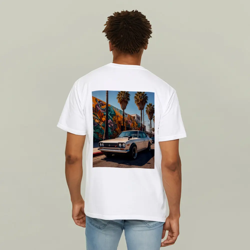 Vintage Nissan Sunny Coupe Los Angeles Street – T-Shirts
