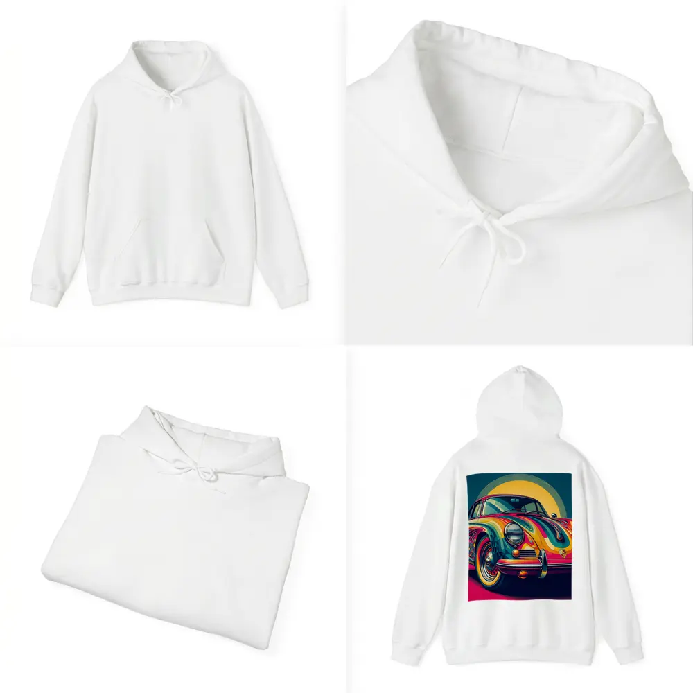 Porsche 356 Colorful Psychedelic Pop Art – Hoodies