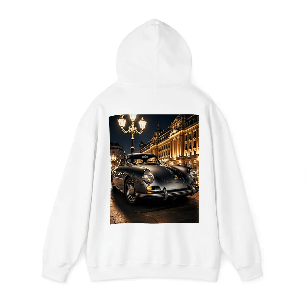 Vintage Porsche 356 Paris Night Street – Hoodies