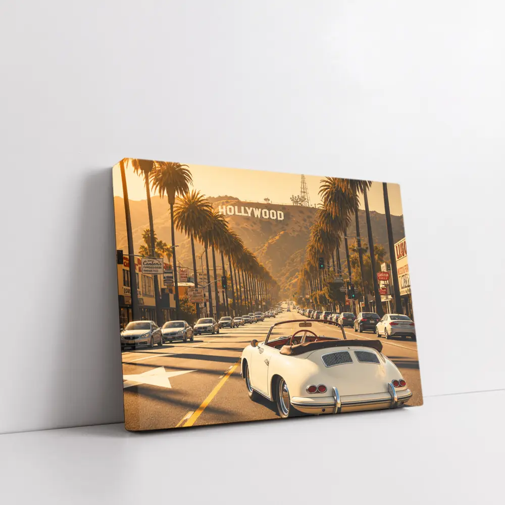 Porsche 356 Convertible Hollywood Boulevard Los Angeles – Wall Art