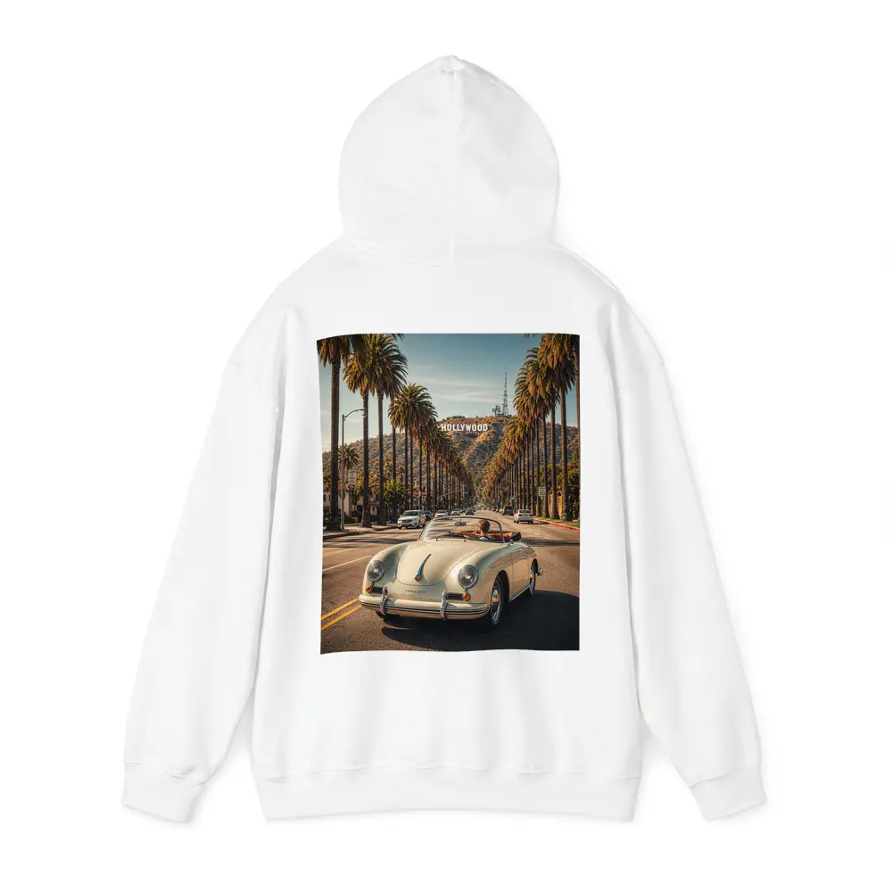 Porsche Speedster Cruising Hollywood Palm Boulevard – Hoodies