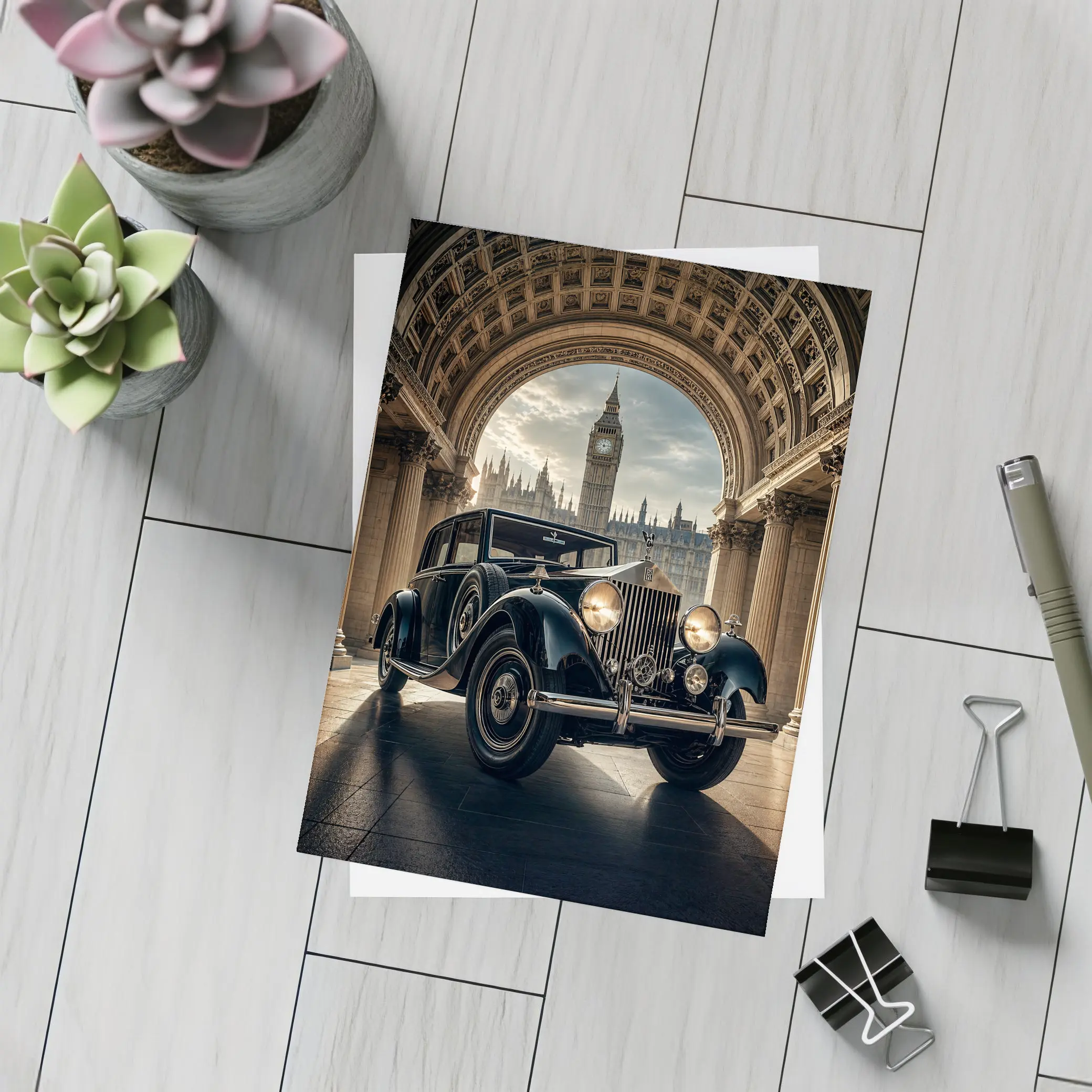 Vintage Rolls Royce Classic Car London – Postcards