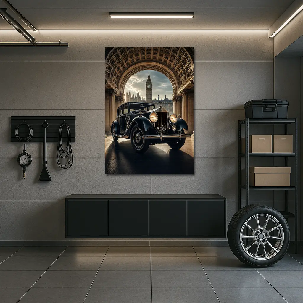 Vintage Rolls Royce Classic Car London – Wall Art