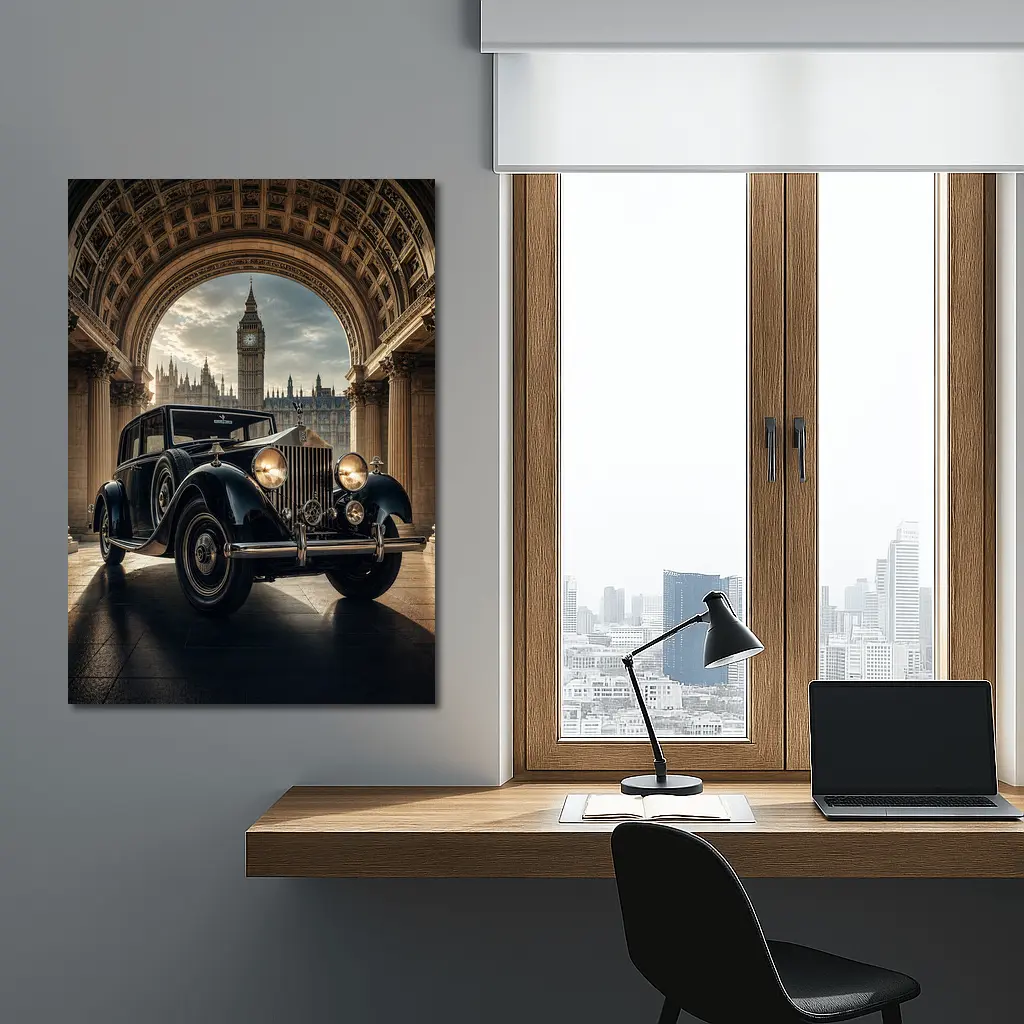 Vintage Rolls Royce Classic Car London – Wall Art