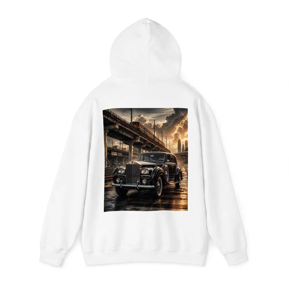 Rolls Royce Ghost Classic Black Industrial Sunset – Hoodies