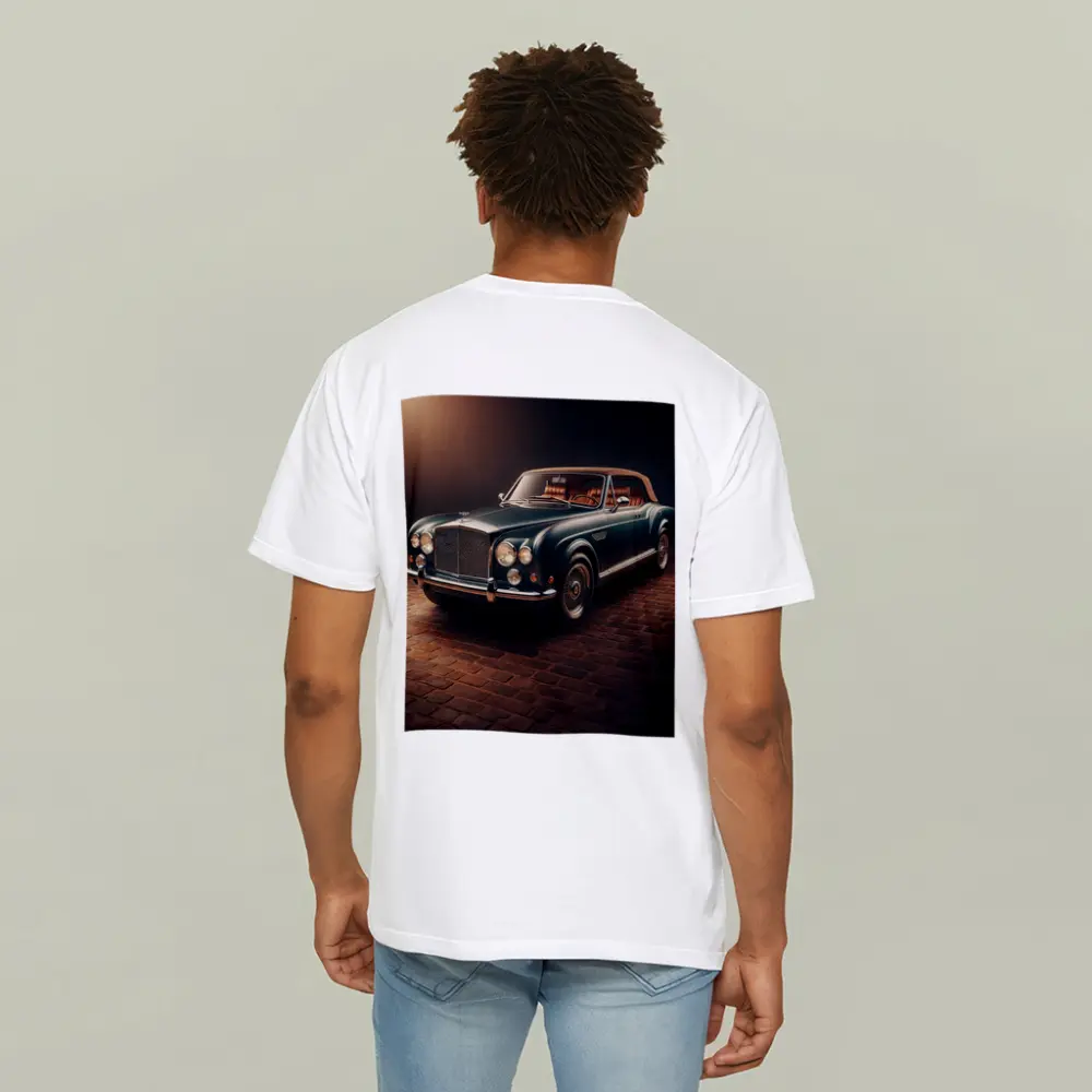 Classic Bentley Convertible Dark Studio Background – T-Shirts