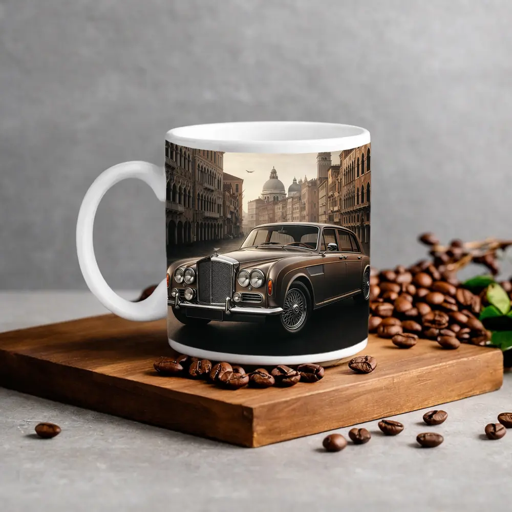 Vintage Bentley Flying Spur Venice Street – Mugs