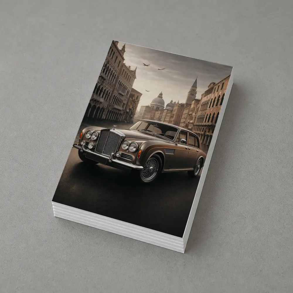 Vintage Bentley Flying Spur Venice Street – Postcards