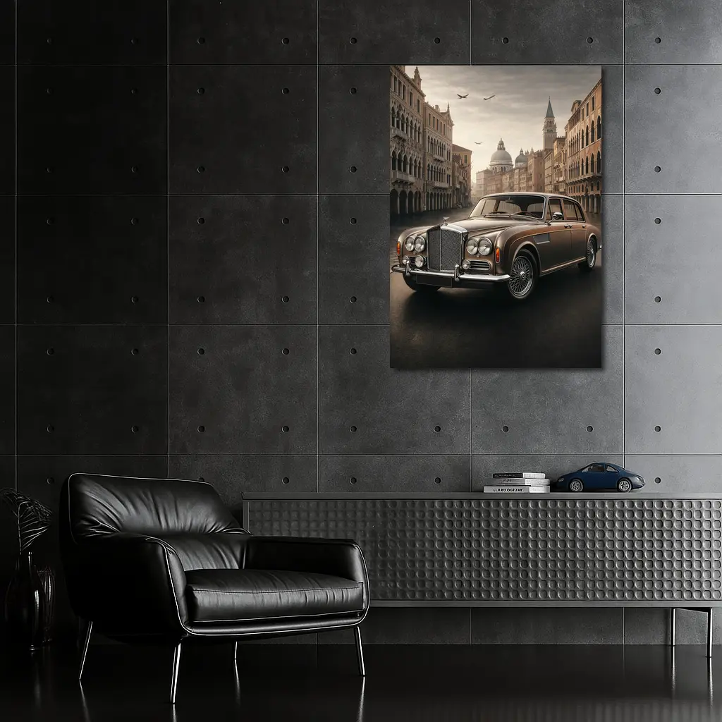 Vintage Bentley Flying Spur Venice Street – Wall Art