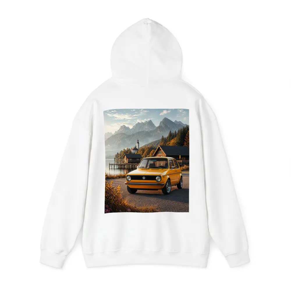 Volkswagen Golf MK1 Alpine Lake Setting – Hoodies