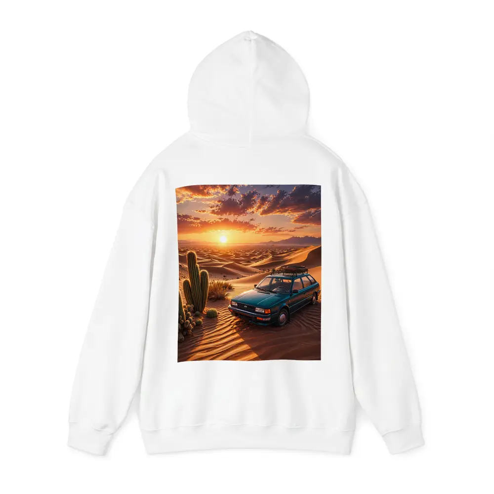 Subaru Wagon Desert Sunset Sand Dunes – Hoodies
