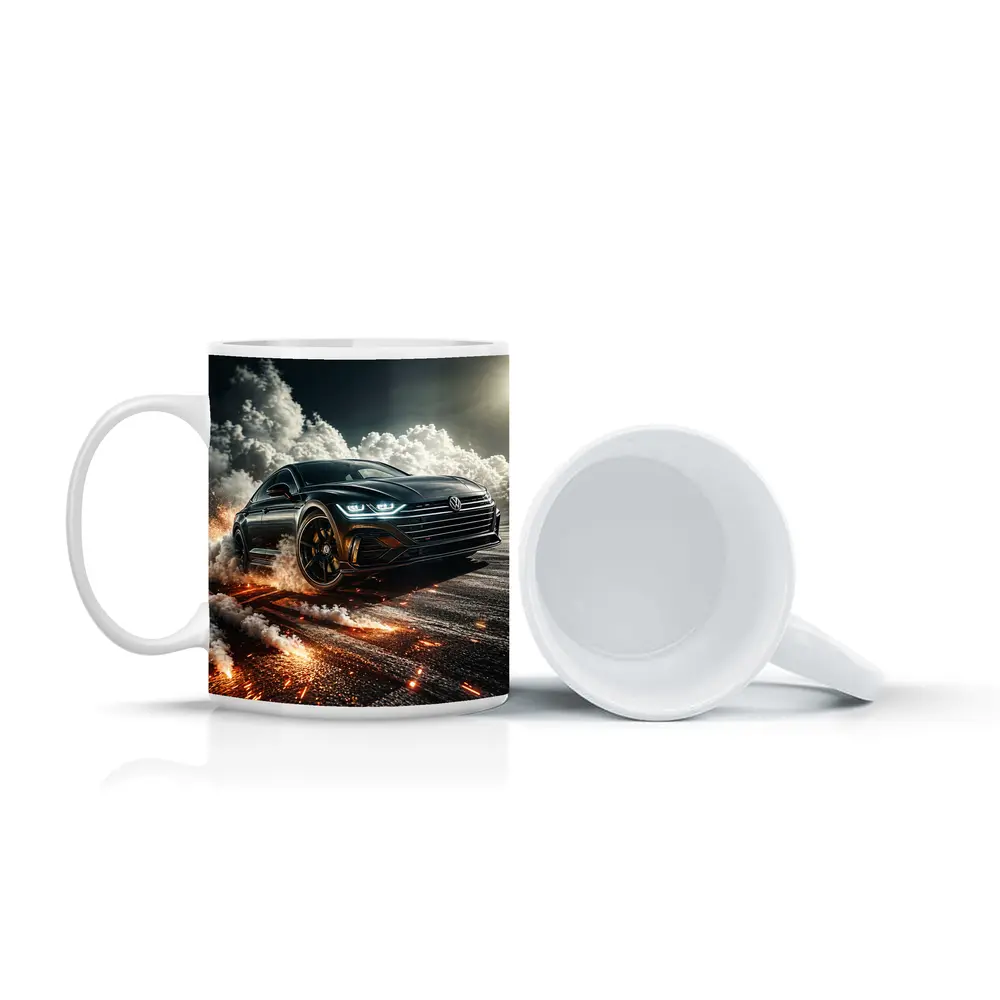 Volkswagen Arteon Drift Smoke Fire Action – Mugs