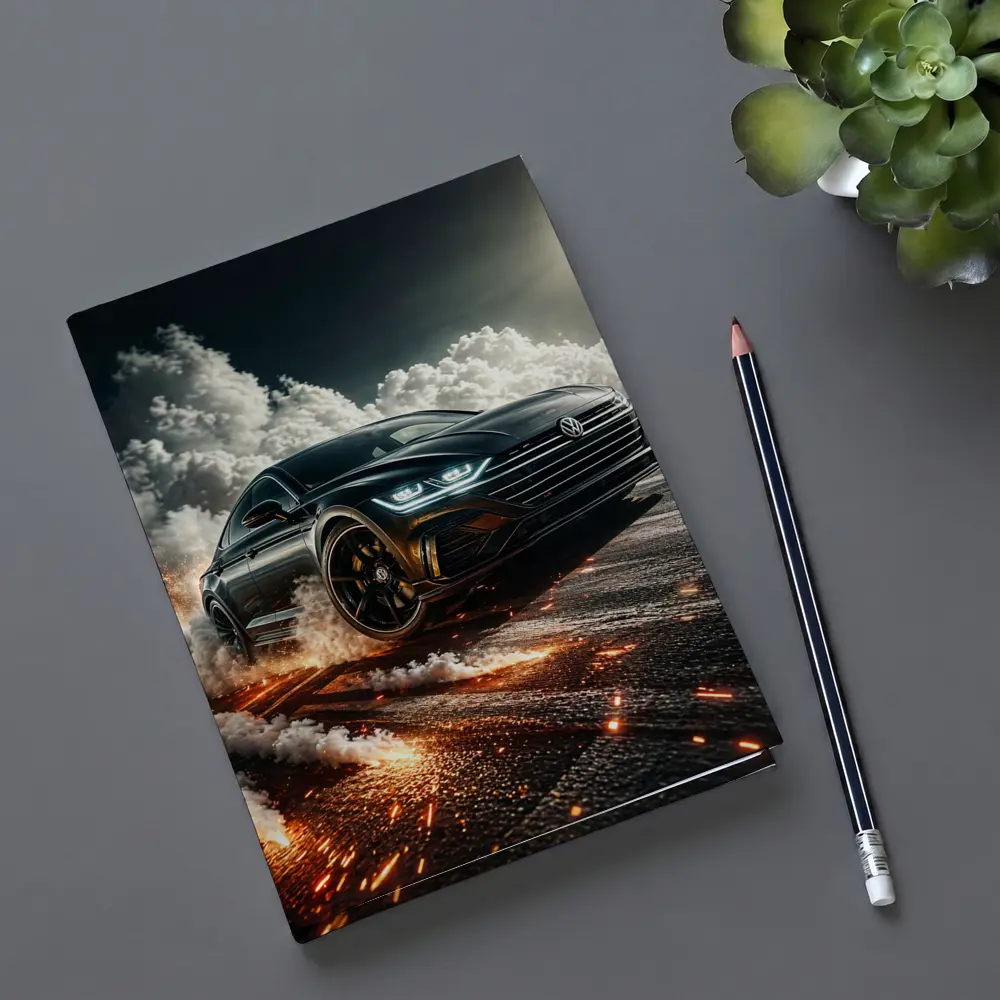 Volkswagen Arteon Drift Smoke Fire Action – Notebooks