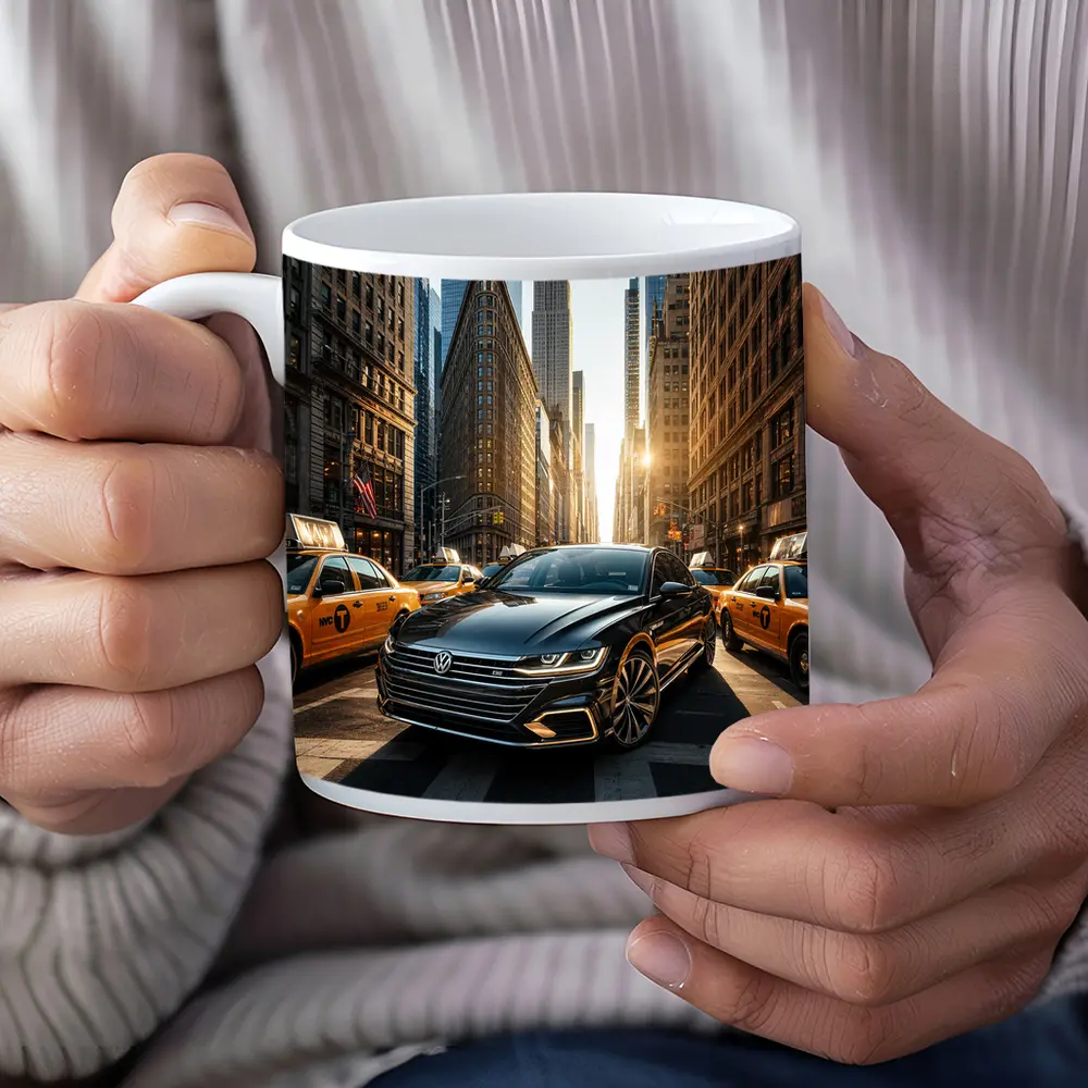 Volkswagen Arteon Black Car New York City – Mugs