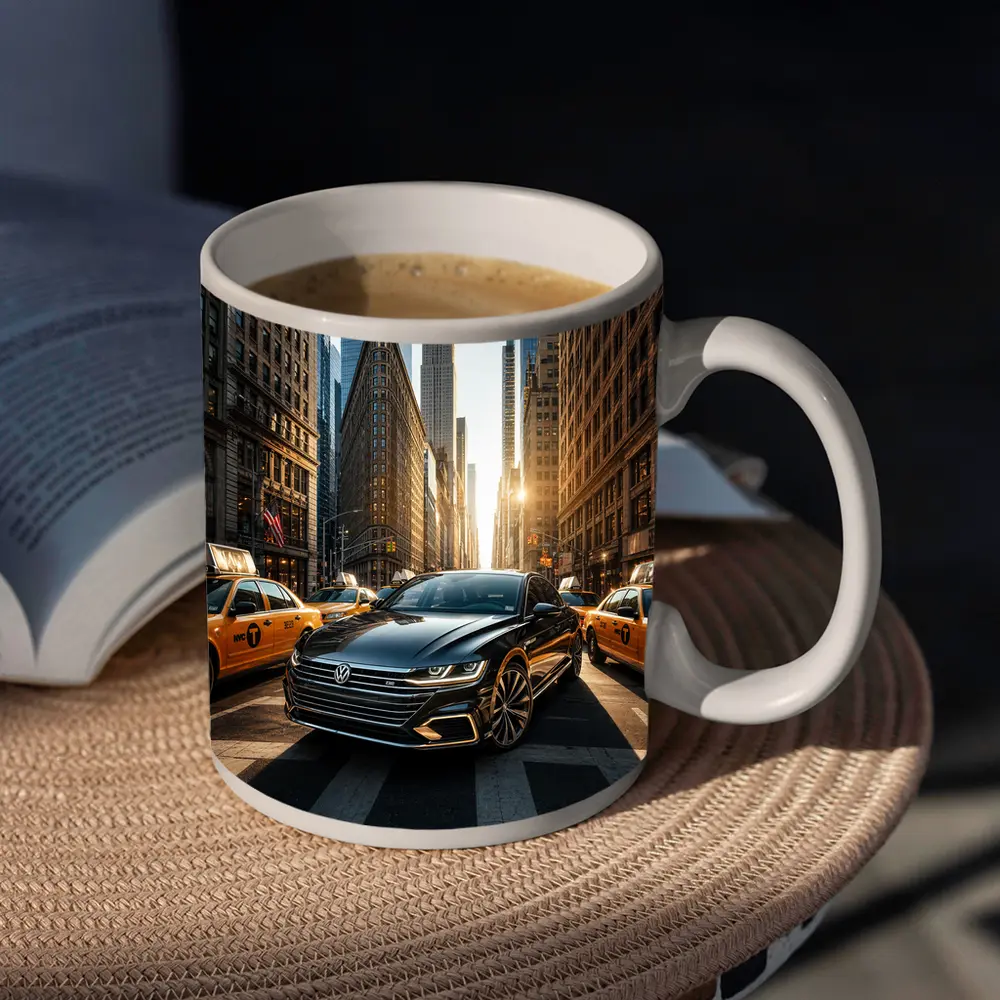 Volkswagen Arteon Black Car New York City – Mugs