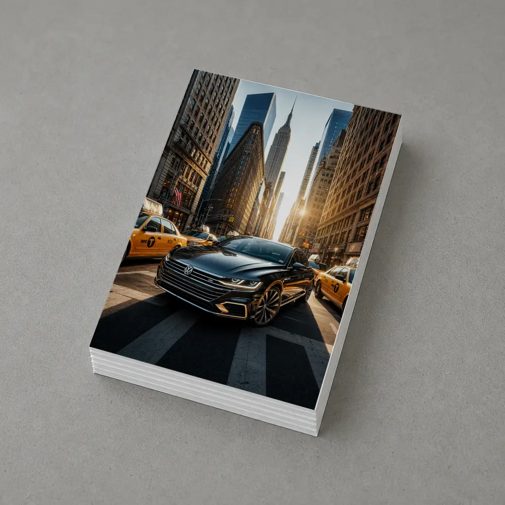 Volkswagen Arteon Black Car New York City – Postcards