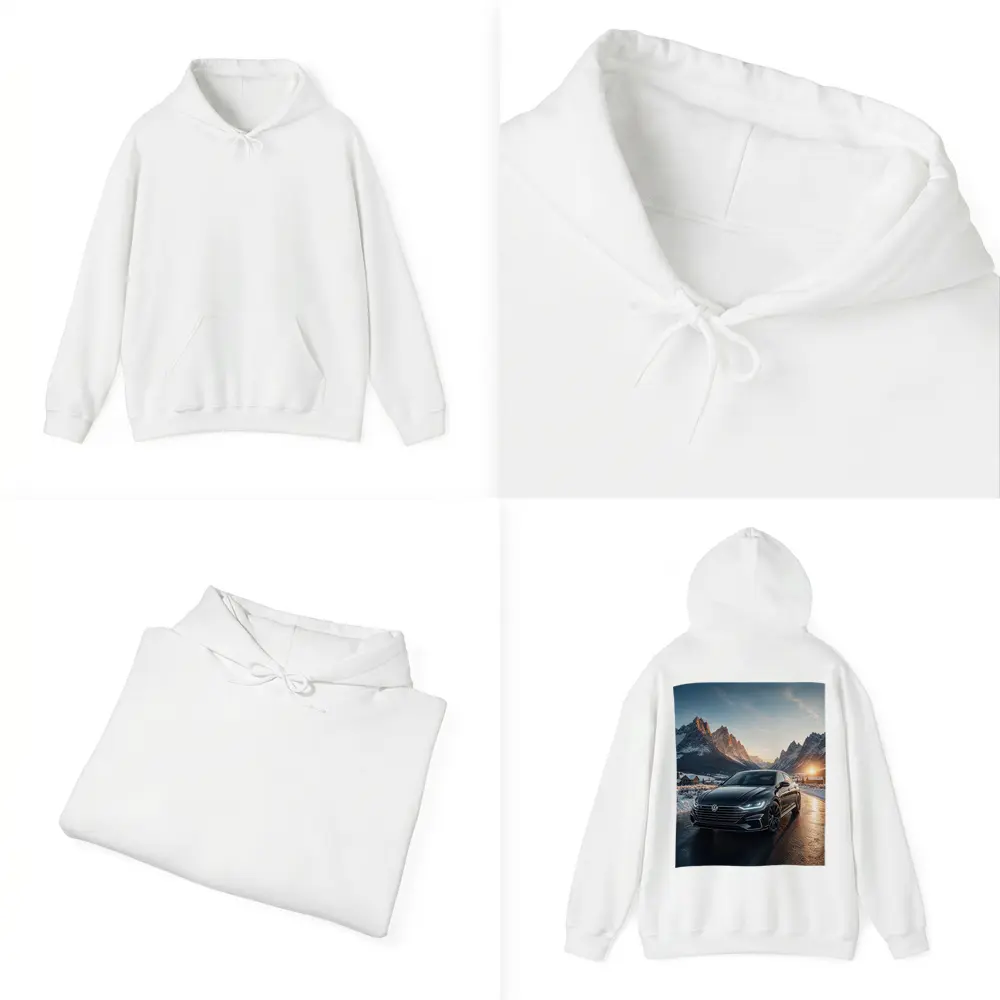 Volkswagen Arteon Winter Mountain Sunset Road – Hoodies