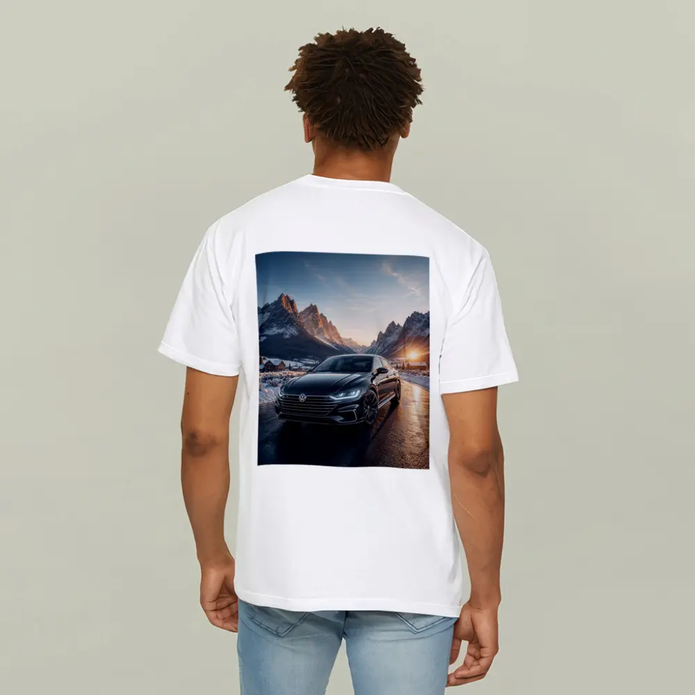 Volkswagen Arteon Winter Mountain Sunset Road – T-Shirts